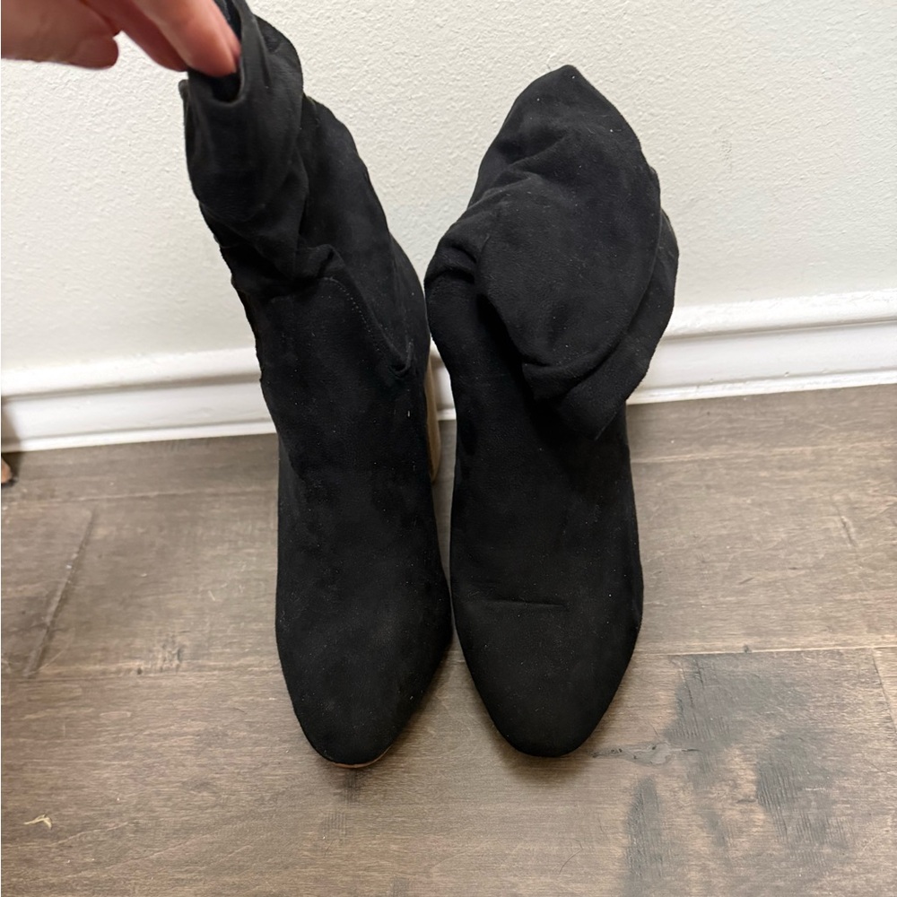Coccoli Black Heeled Boots